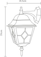 Настенный фонарь уличный Berlin A1012AL-1BN Arte Lamp Настенный фонарь уличный Berlin A1012AL-1BN Arte Lamp