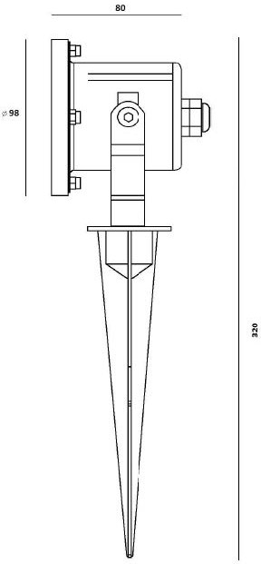 Грунтовый светильник HUMBERG W77165 SS Oasis Light