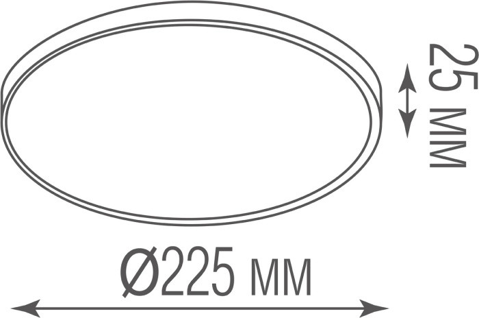 Потолочный светильник Disco DL20171R18W1B Donolux