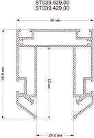 Шинопровод Skyline 48 ST039.429.00 ST Luce