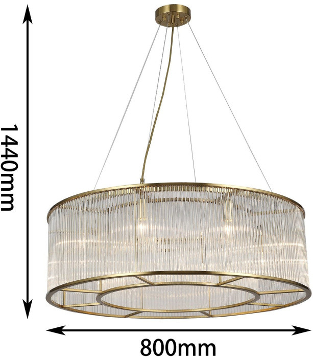 Подвесная люстра Wonderland 2907-8P Favourite