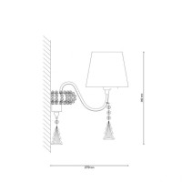 Бра Lucia Tucci Pelle Nerre W120.2 Бра Lucia Tucci Pelle Nerre W120.2