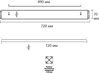 Потолочный светильник Felice 7722/120L Sonex