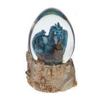 Фигурка декоративная в стекл.шаре "Дракон", D 7 см, L8 W7 H10 см, 2в.