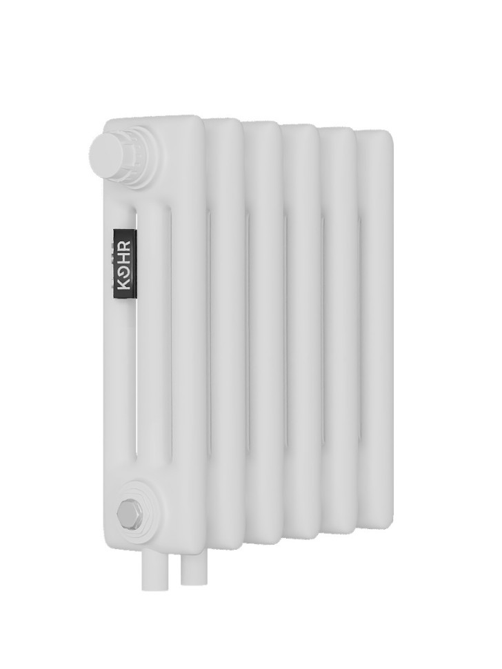 Стальной трубчатый радиатор Kohr Heim 3030/06 секций H01 с нижним подключением