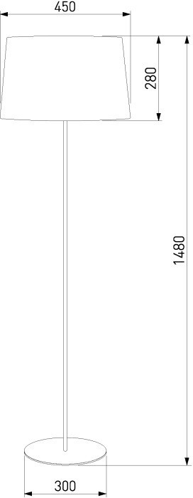 Торшер Maja 2920 Maja Black TK Lighting