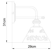 Бра Kensington A1511AP-1PB Arte Lamp