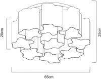 Потолочная люстра Serenata A3479PL-9CC Arte Lamp Потолочная люстра Serenata A3479PL-9CC Arte Lamp
