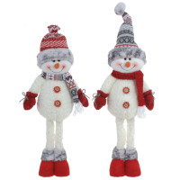 Игрушка набивная "Снеговик", L22 W9 H66/45 см, 2в.