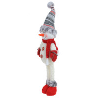 Игрушка набивная "Снеговик", L22 W9 H66/45 см, 2в.