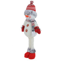 Игрушка набивная "Снеговик", L22 W9 H66/45 см, 2в.