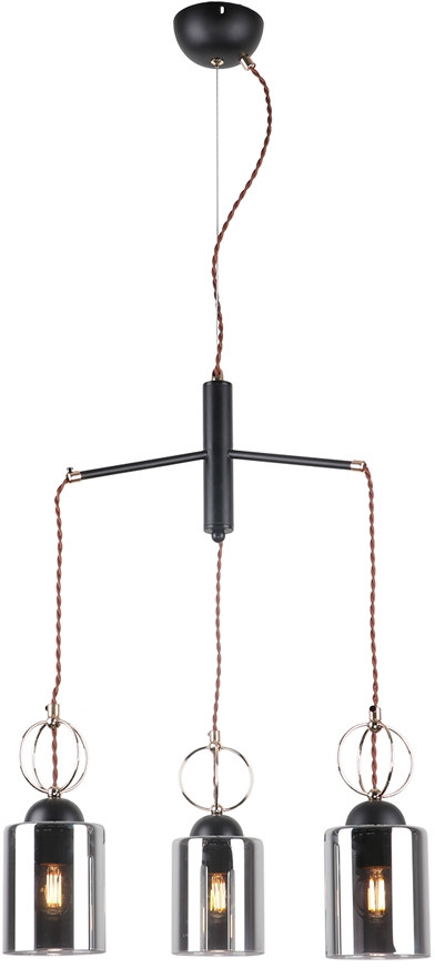 Подвесной светильник  MD.0103-3-S BK+FGD Imex