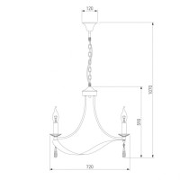 Подвесная люстра Eurosvet 60064/8 хром