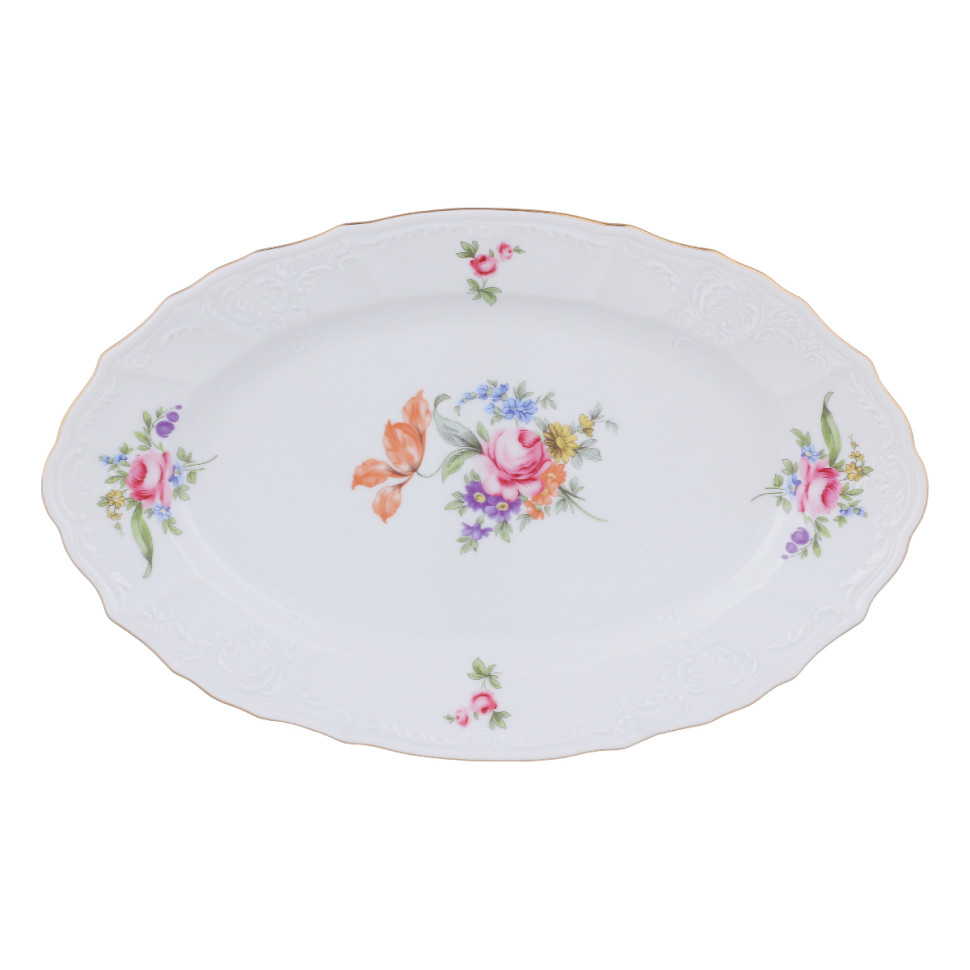Блюдо овальное 36см."Полевой цветок 5309011" Bernadotte
