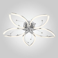 Потолочная светодиодная люстра Eurosvet Fiona 90056/5 хром