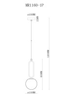 Подвесной светильник Pierre MR1160-1P MyFar
