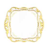 Блюдо квадратное 21см."Симфония золотая"