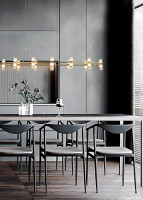 Подвесная люстра Flow MZ46406S-L10 Mizi'en