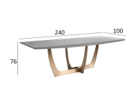 Стол обеденный Space прямоугольный