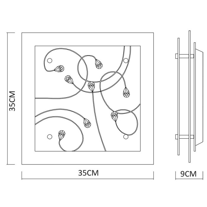 Потолочный светильник Tiana A4042PL-2CC Arte Lamp