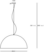 Подвесной светильник Dome MOD169PL-05GR1 Maytoni