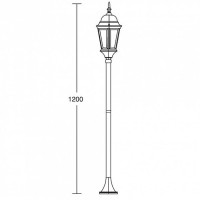 Наземный фонарь  91406L Bl Oasis Light