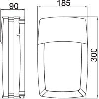 Настенный светильник уличный SIDNEY 3383 Gr Oasis Light Настенный светильник уличный SIDNEY 3383 Gr Oasis Light