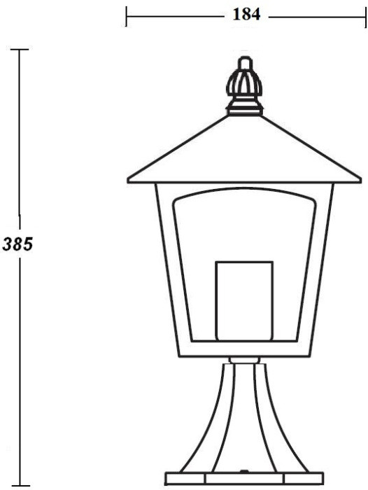 Наземный фонарь  15904 Gb Oasis Light