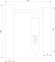 Бра Flamel 373/1 золото Bogate's