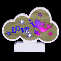 Световая фигура  003-F RD/BL, RD/GN Sneha