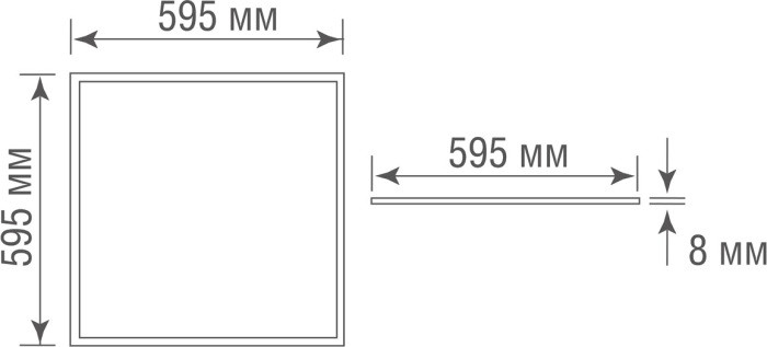 Светодиодная панель PRISMA DL18013NW1YG Donolux