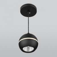 Подвесной светодиодный светильник Elektrostandard DLS023 9W 4200K черный a047775