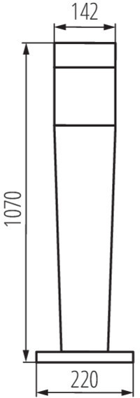 Наземный фонарь INVO 29173 Kanlux