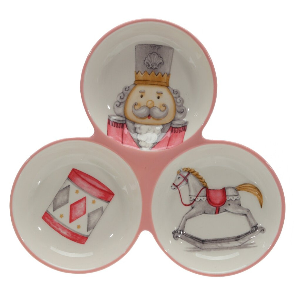 Менажница "Лошадка", L20 W19 H3 см