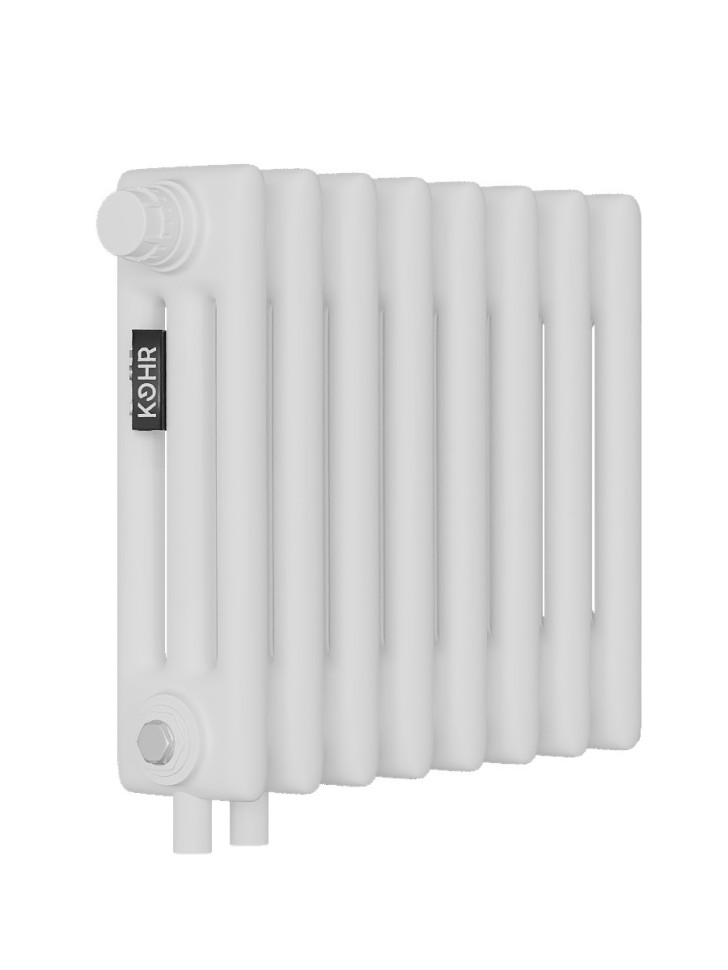 Стальной трубчатый радиатор Kohr Heim 3030/08 секций H01 с нижним подключением