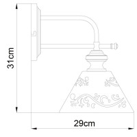Бра Kensington A1511AP-1WG Arte Lamp