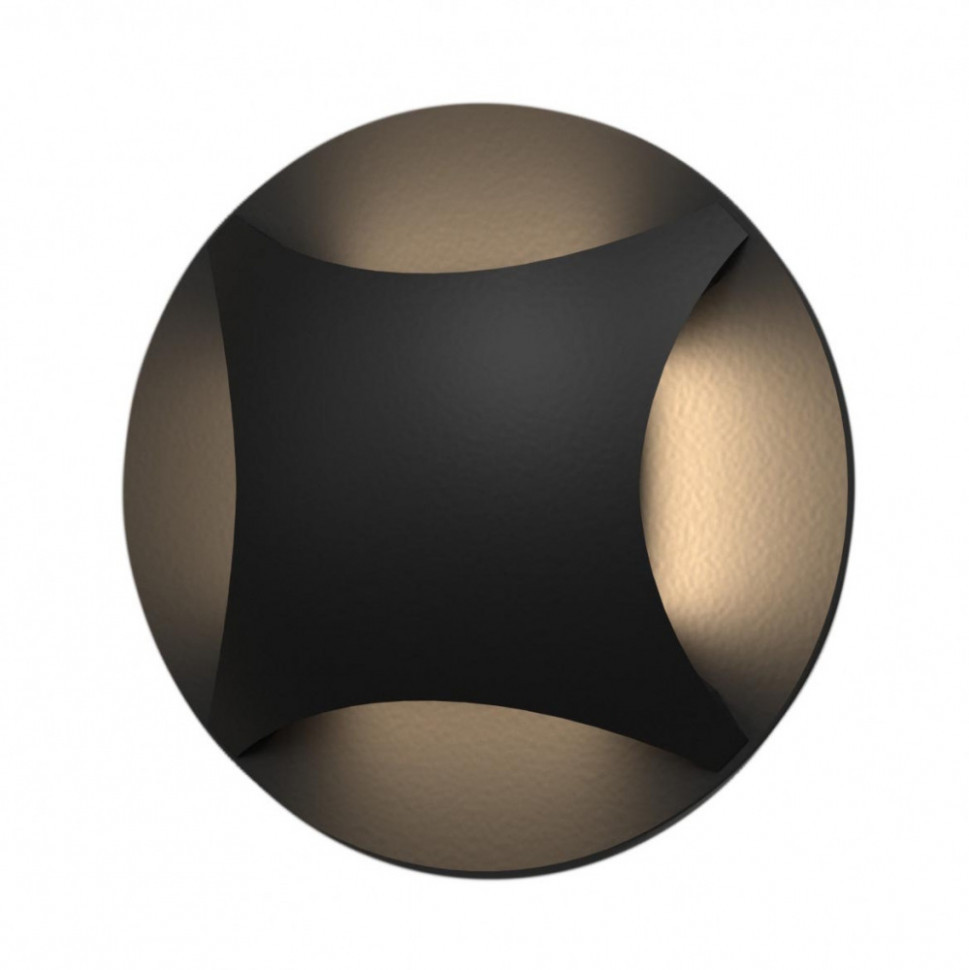 Встраиваемый светильник уличный Step 3 MRL LED 1106 чёрный Elektrostandard