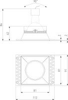 Точечный светильник Renzo 25019/01 Elektrostandard