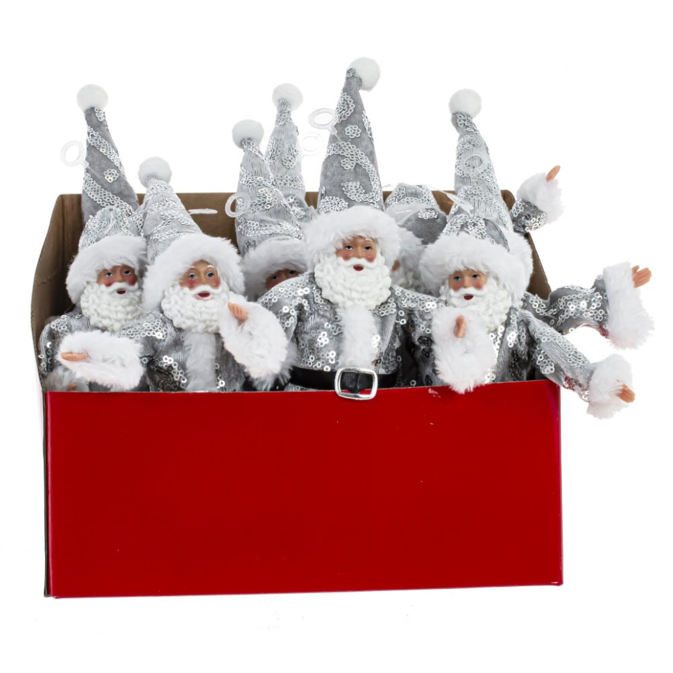 Дед Мороз в ассортименте, L10 W5 H18 см