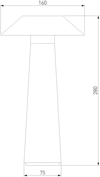 Уличная настольная лампа Future TL70200 Elektrostandard