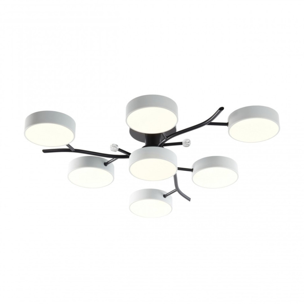 Потолочная люстра Ferrara 256606/6+1 Bk/Wh Arte Milano