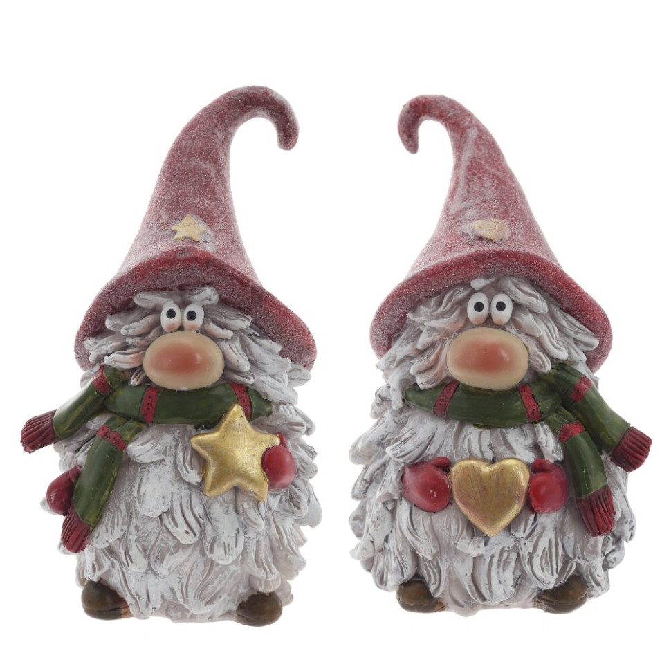 Копилка "Гном",  L9 W8 H16,5 см, 2в.