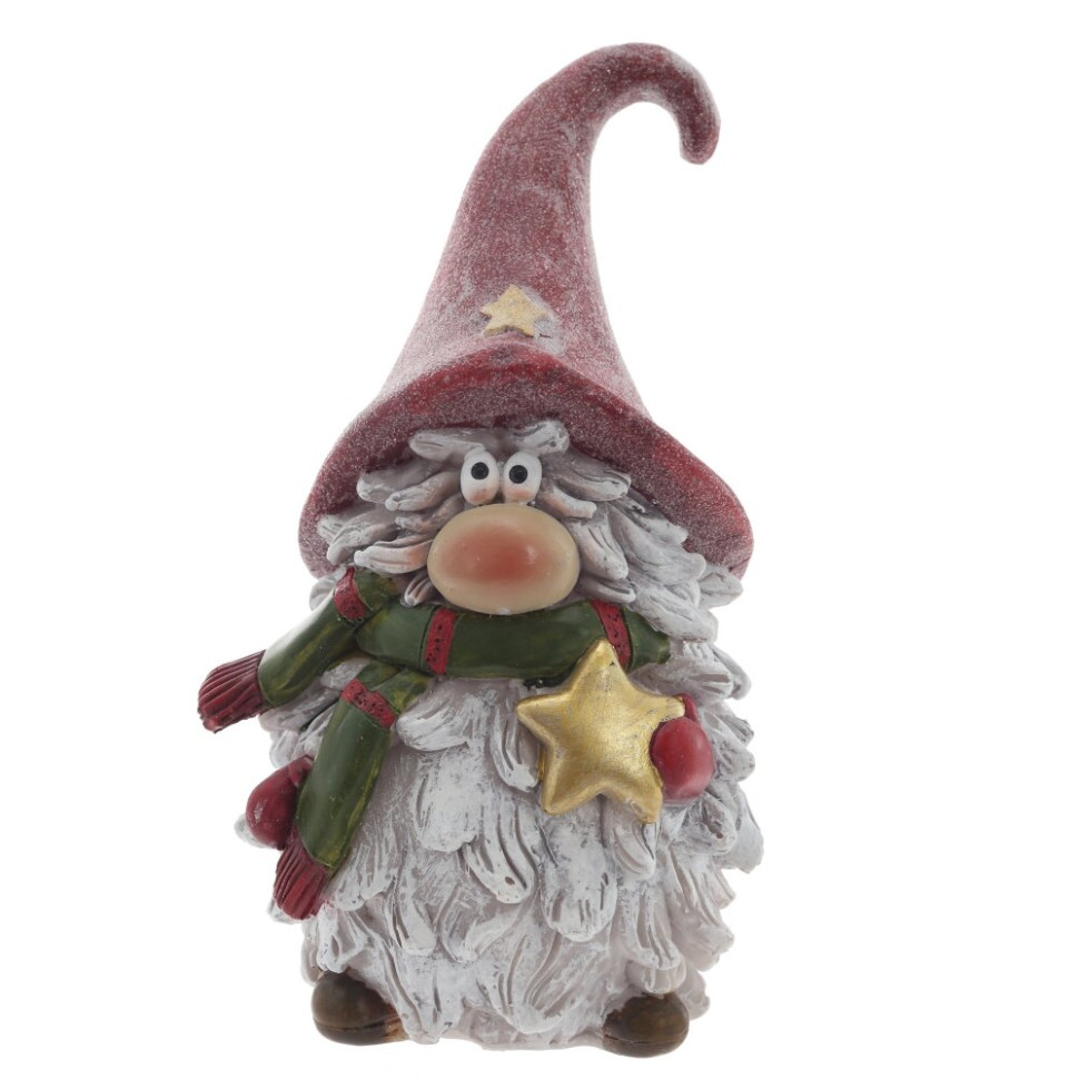 Копилка "Гном",  L9 W8 H16,5 см, 2в.