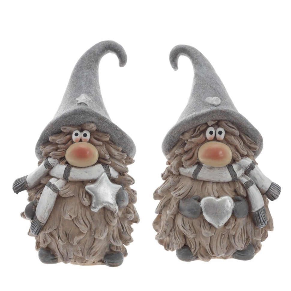 Копилка "Гном",  L9 W8 H16,5 см, 2в.