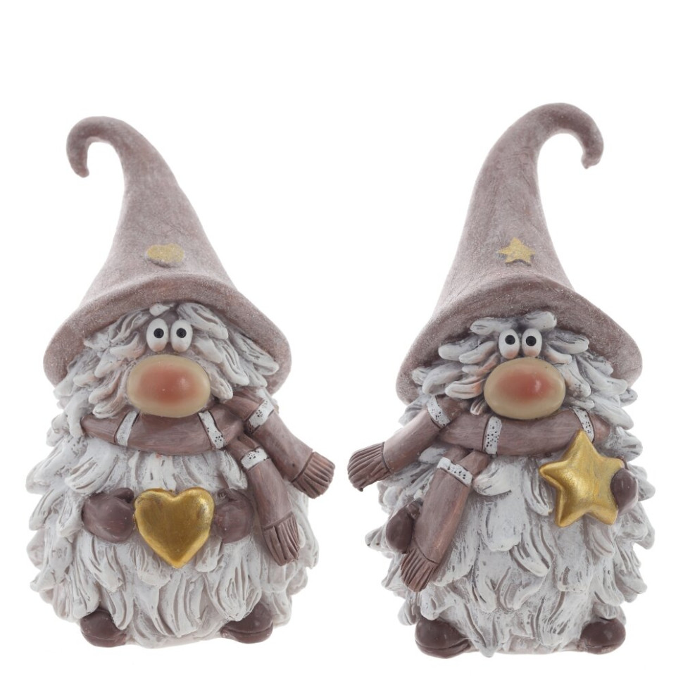 Копилка "Гном",  L9 W8 H16,5 см, 2в.