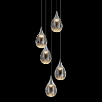 Подвесной светильник Stilla MD24001004-5A chrome/clear DeLight Collection