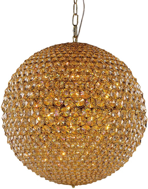 Подвесной светильник Corso MD103204-9A gold/amber Illuminati