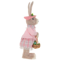 Фигурка декоративная "Заяц", L15 W15 H46 см
