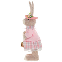 Фигурка декоративная "Заяц", L15 W15 H46 см