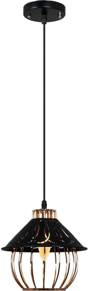 Подвесной светильник  02503-0.9-01 BK+GD Reluce